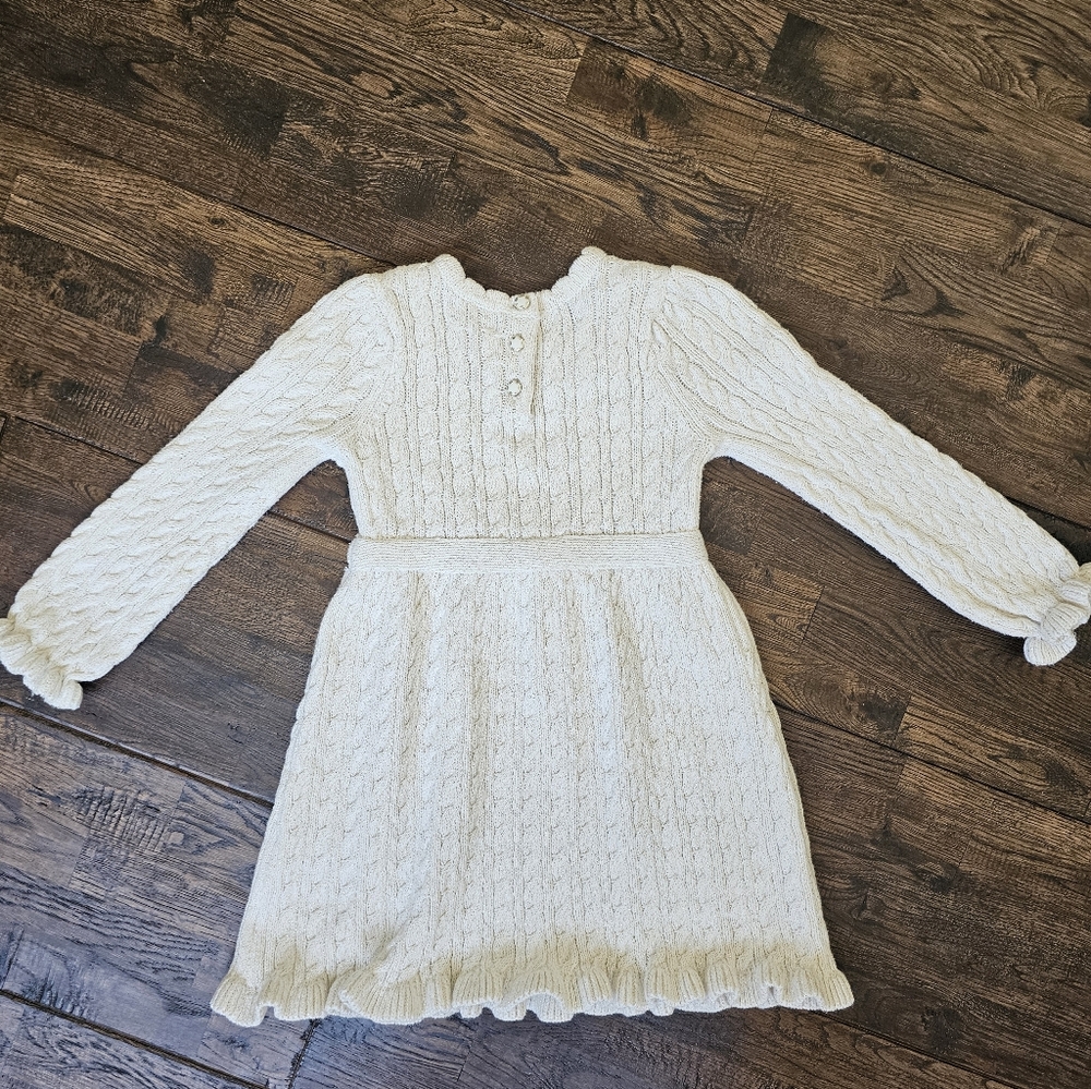 TAHARI TODDLER GIRL SWEATER DRESS SIZE 3T - Picture 6 of 9